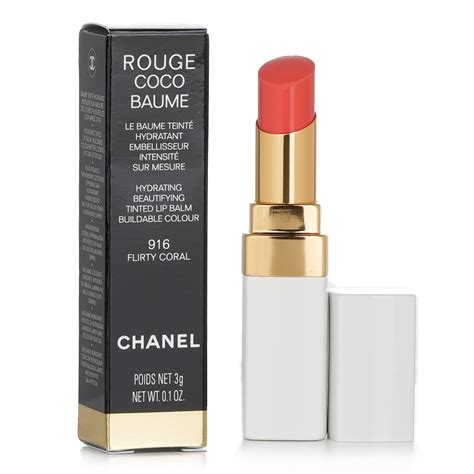 chanel flirty coral|ROUGE COCO BAUME HYDRATING BEAUTIFYING TINTED .